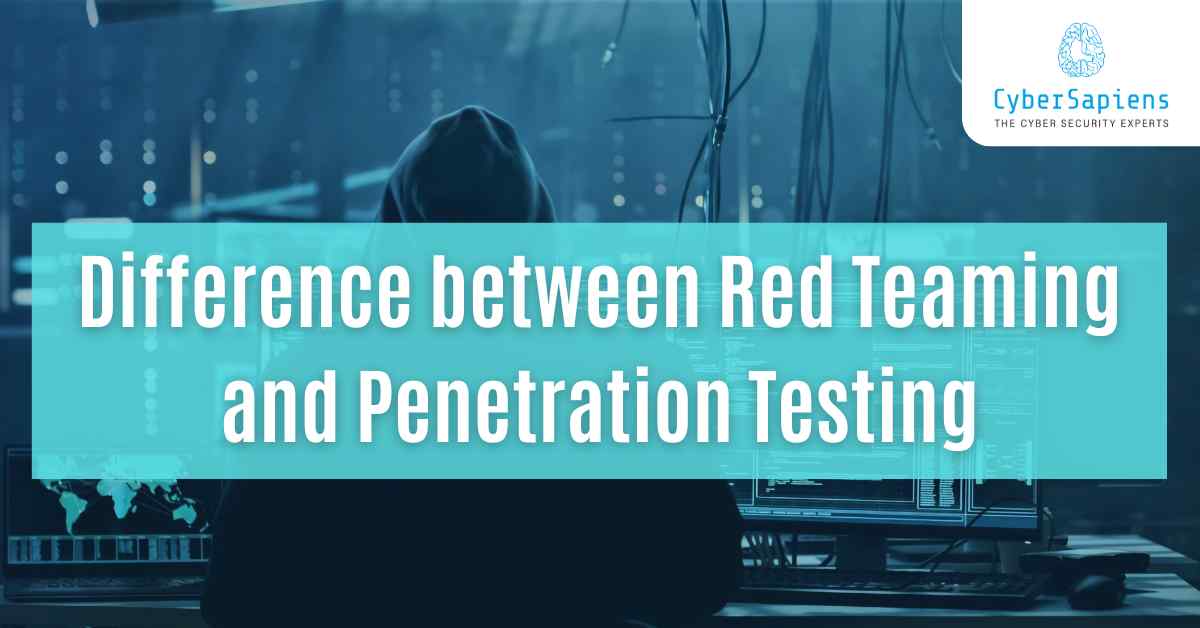 difference between red teaming and penetration testing