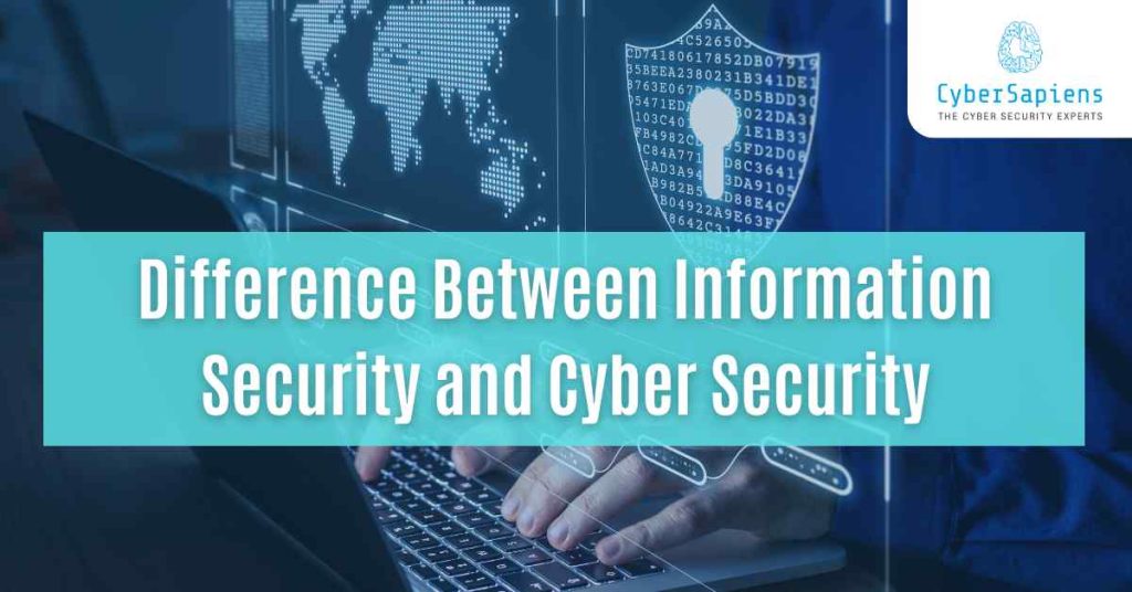 difference between information security and cyber security