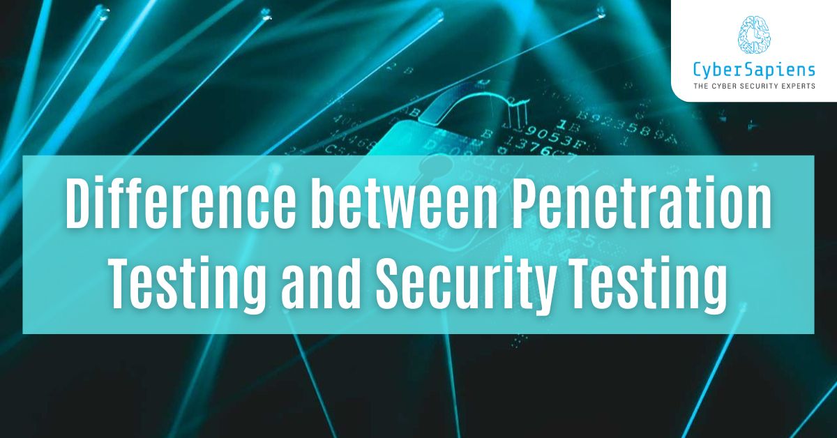 difference between penetration testing and security testing