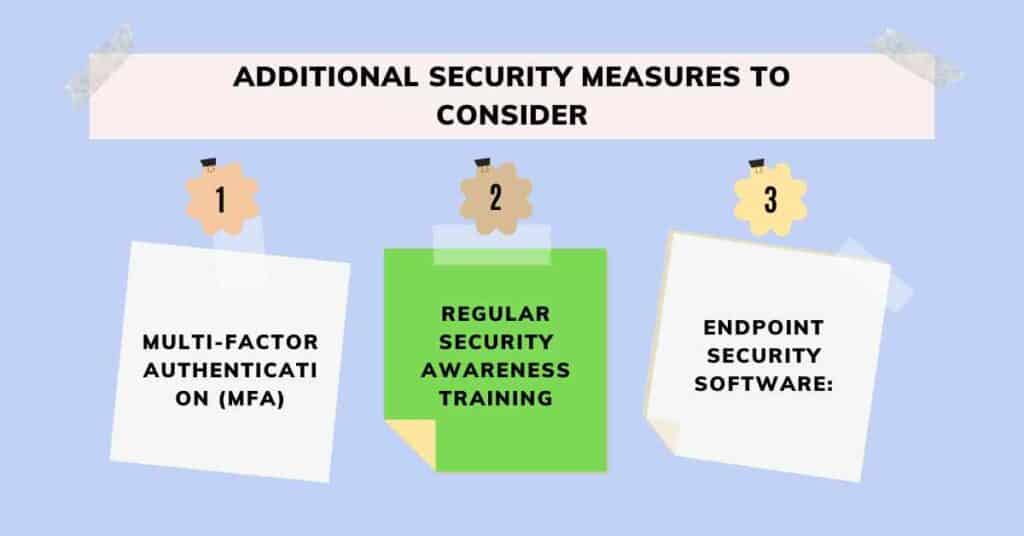additional security measures to consider cybersapiens