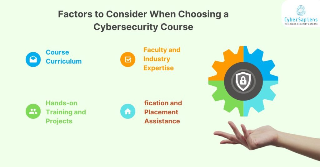 factors to consider when choosing a cybersecurity course