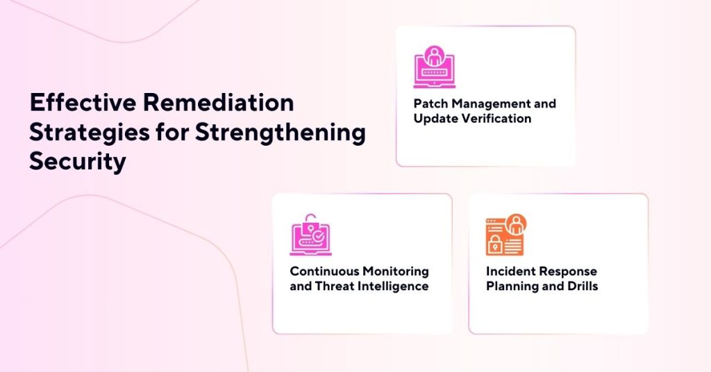 effective remediation strategies for strengthening security