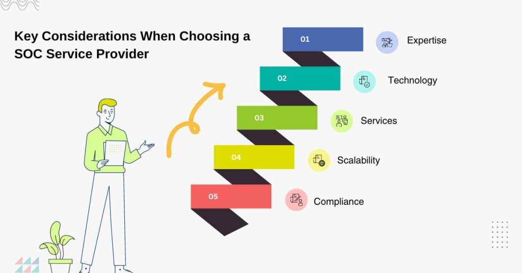 key considerations when choosing a soc service provider