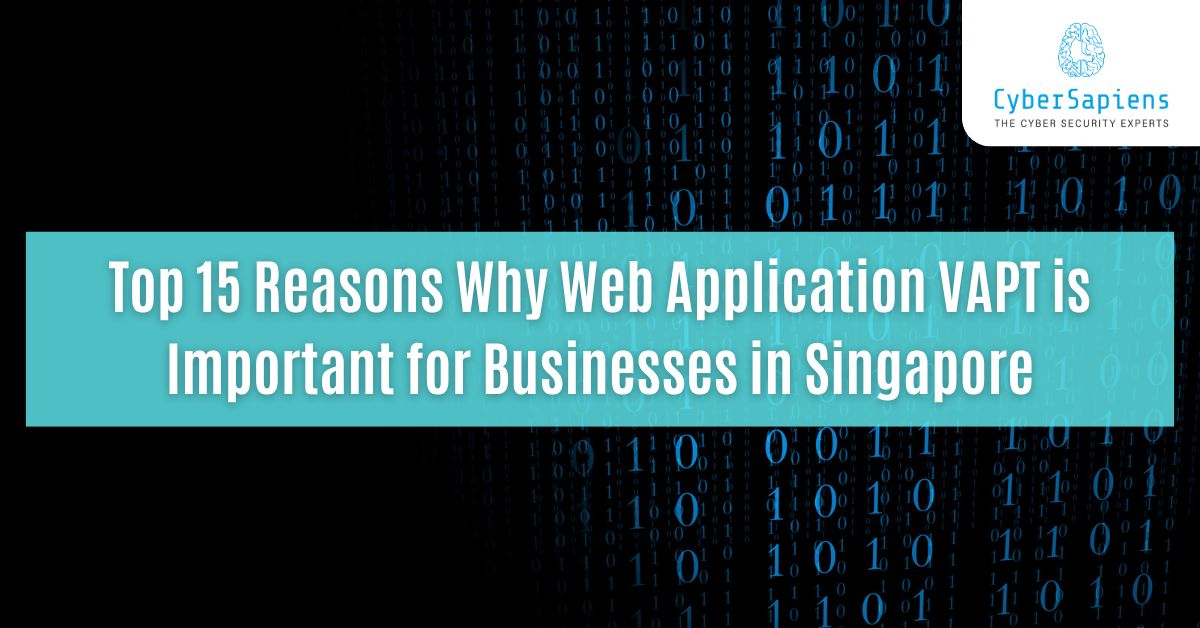 top 15 reasons why web application vapt is important for businesses in singapore