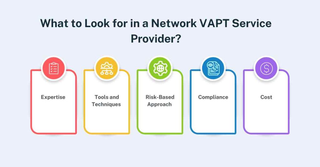 what to look for in a network vapt service provider