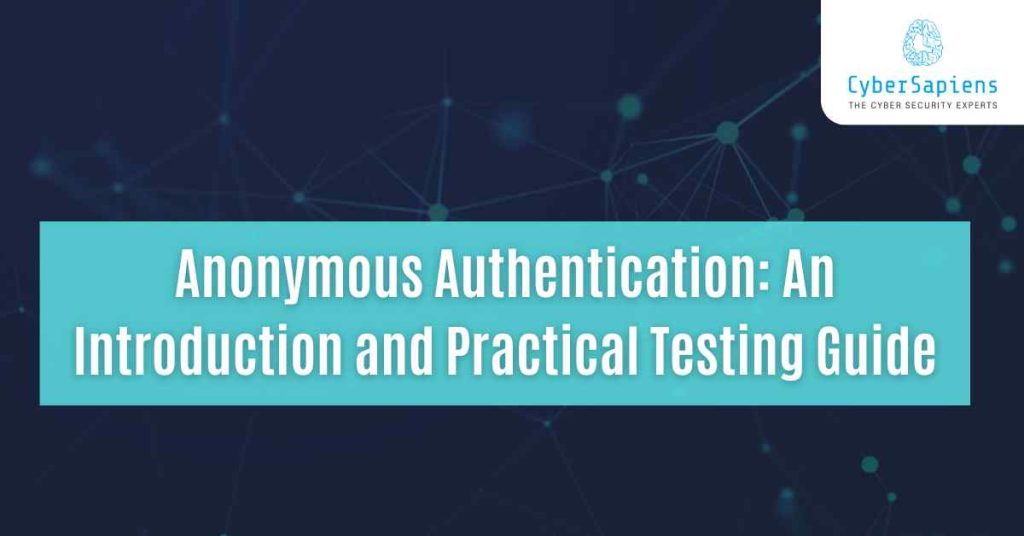 anonymous authentication