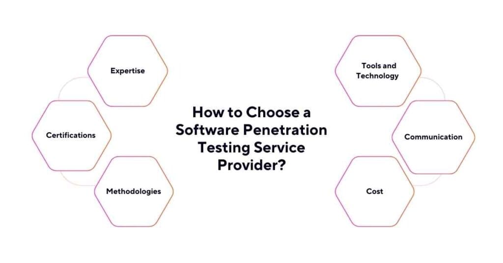 how to choose a software penetration testing service provider