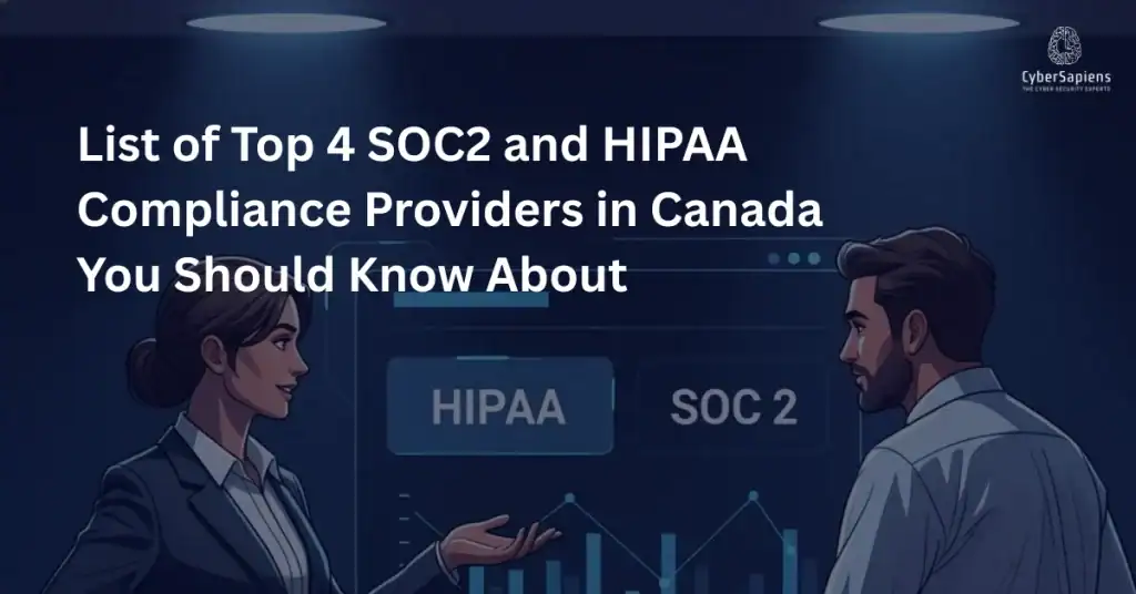 list of top 4 soc 2 and hipaa compliance service providers in canada
