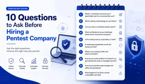 10 Questions to Ask Before Hiring a Pentest Company